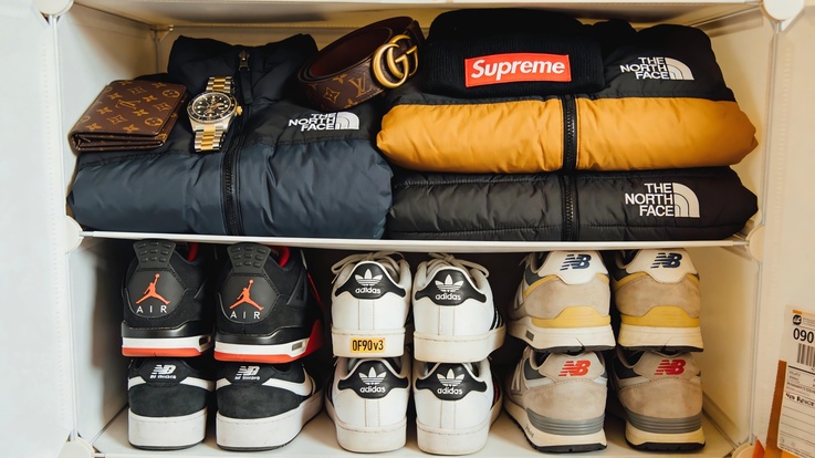 CNFans closet haul — Supreme, North Face, Jordan, New Balance, Adidas